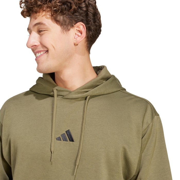 ADIDAS Sportswear Feelcozy sporta džemperis ar kapuci