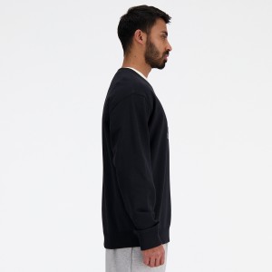 NEW BALANCE Essentials French Terry Logo Crew sporta džemperis