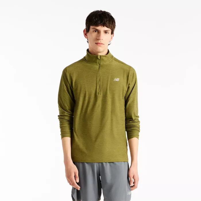 Garroku T-krekls NEW BALANCE 1/4 rāvējslēdzējs sporta essentials