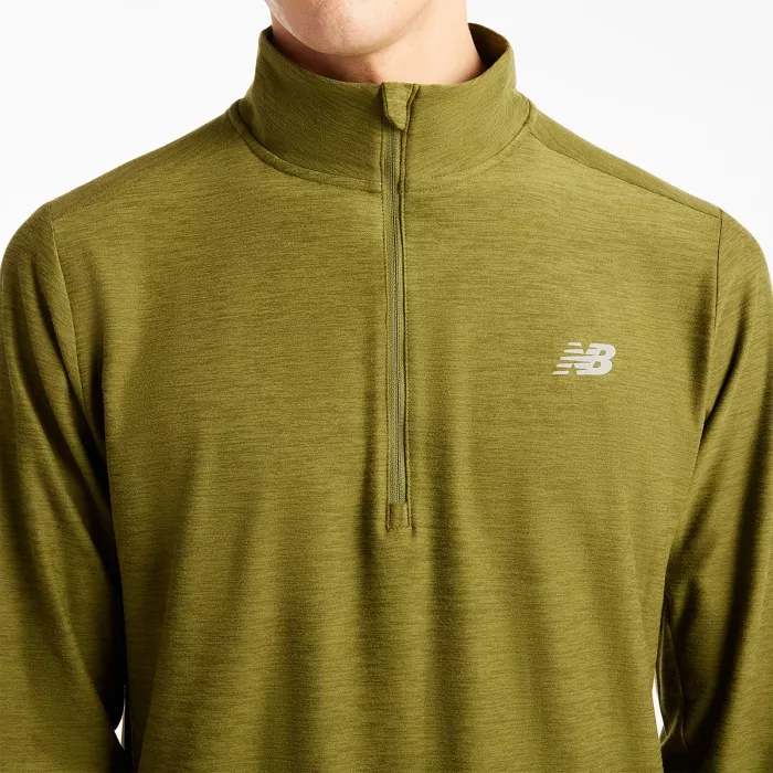 Garroku T-krekls NEW BALANCE 1/4 rāvējslēdzējs sporta essentials