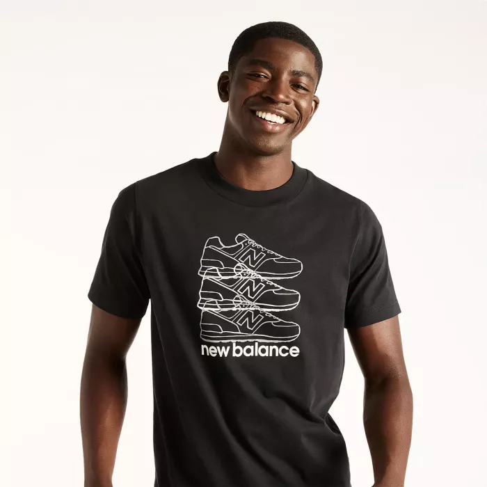 T-krekls NEW BALANCE layered 574 relaxed