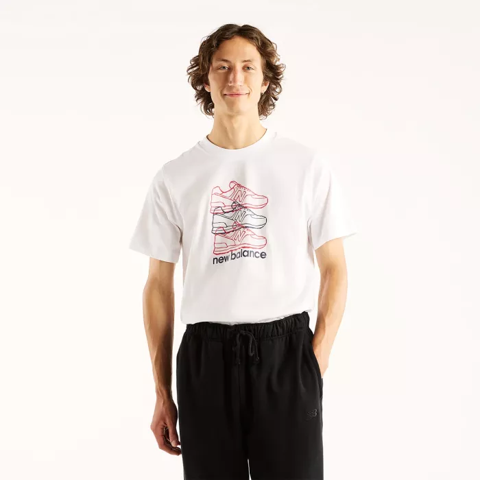 T-krekls NEW BALANCE layered 574 relaxed