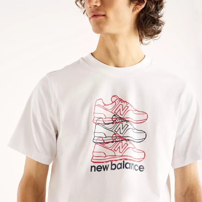 T-krekls NEW BALANCE layered 574 relaxed