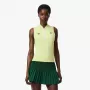 LACOSTE sieviešu Roland Garros tops ar lencītēm