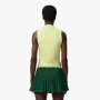 LACOSTE sieviešu Roland Garros tops ar lencītēm
