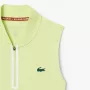LACOSTE sieviešu Roland Garros tops ar lencītēm