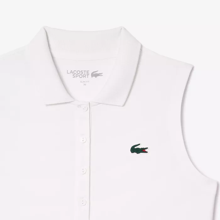 Polo LACOSTE femme core performance sans manches