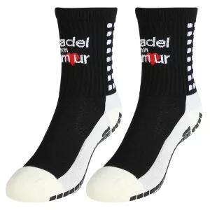 2 pairs of PADEL MON AMOUR anti-slip socks one size (mid)
