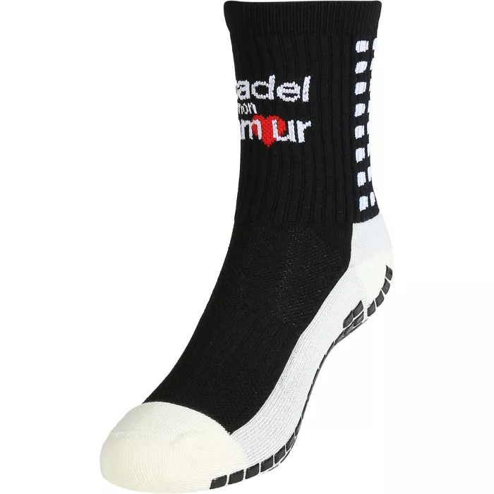 2 pairs of PADEL MON AMOUR anti-slip socks one size (mid)
