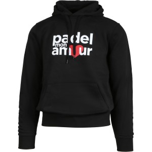 PADEL MON AMOUR kokvilnas džemperis ar kapuci
