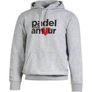 PADEL MON AMOUR kokvilnas džemperis ar kapuci