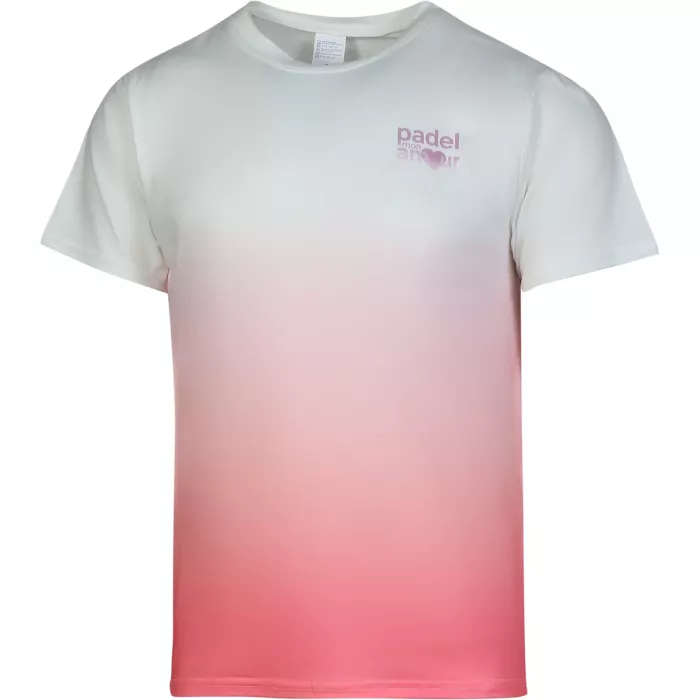 T-shirt PADEL MON AMOUR fade
