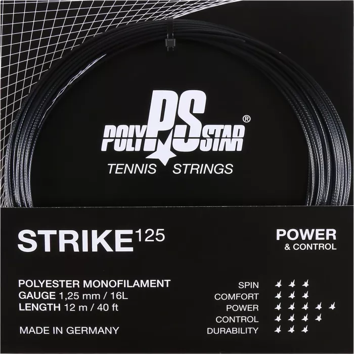 Tenisa stīga POLYSTAR strike (12 metri)