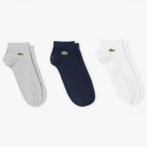 3 paires de chaussettes LACOSTE perfomance low cut