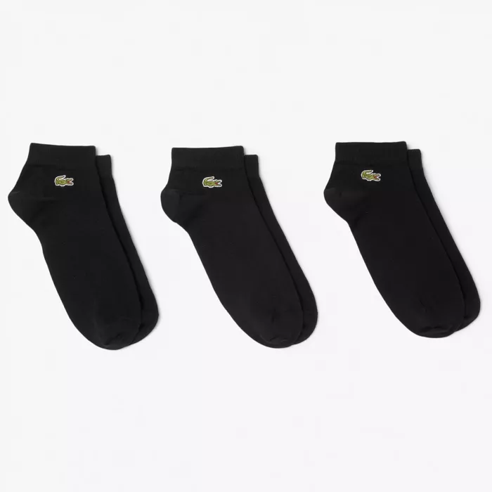 3 paires de chaussettes LACOSTE perfomance low cut