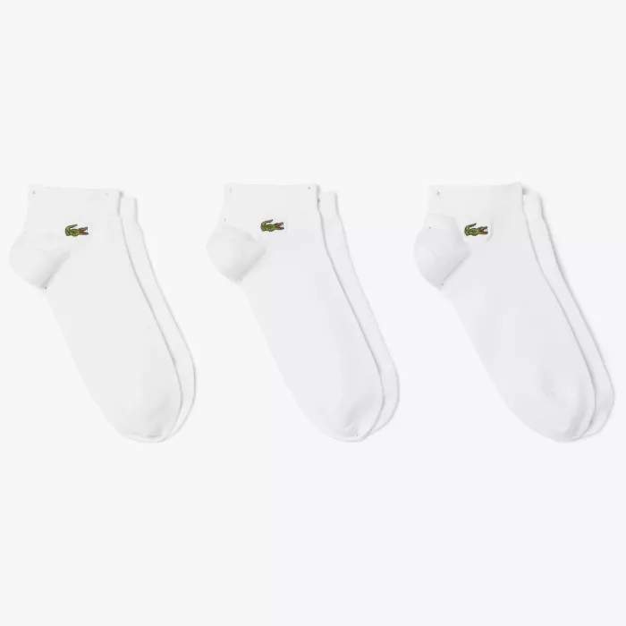 3 paires de chaussettes LACOSTE perfomance low cut