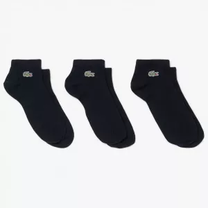 3 pāri LACOSTE klasiskās zemas zeķes