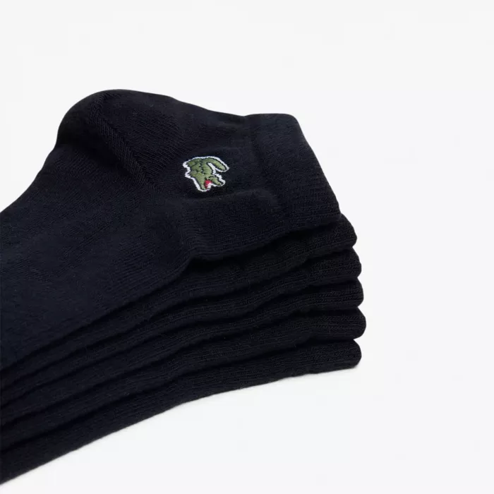 3 pāri LACOSTE klasiskās zemas zeķes