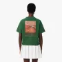 T-shirt LACOSTE femme roland garros graphique