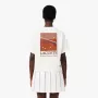 T-shirt LACOSTE femme roland garros graphique