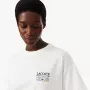 T-shirt LACOSTE femme roland garros graphique