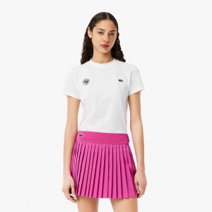 T-shirt LACOSTE femme roland-garros