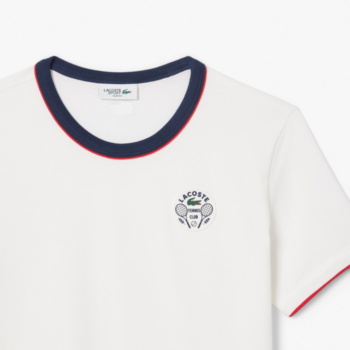 T-shirt LACOSTE femme heritage