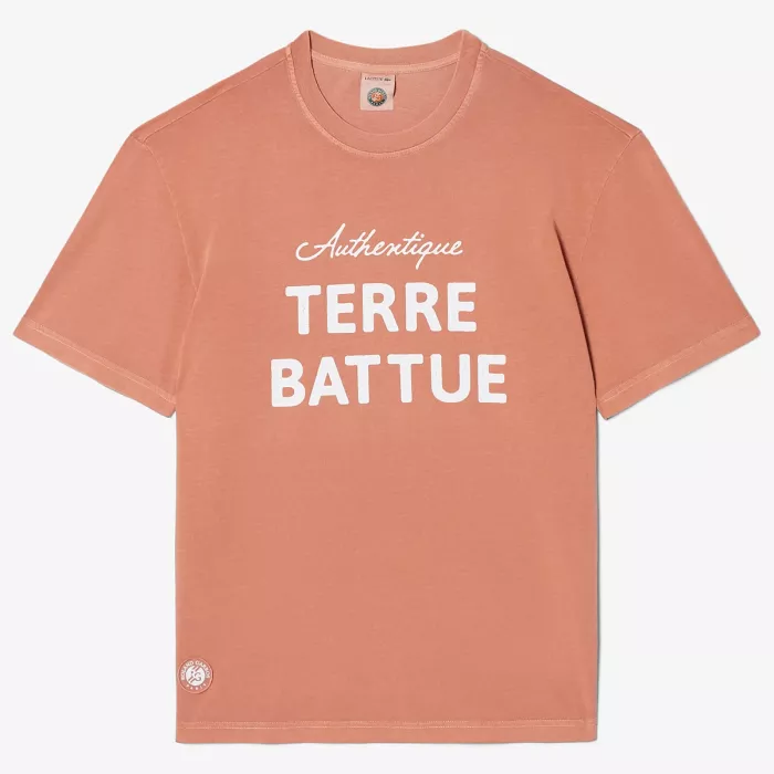 T-shirt LACOSTE roland garros clay
