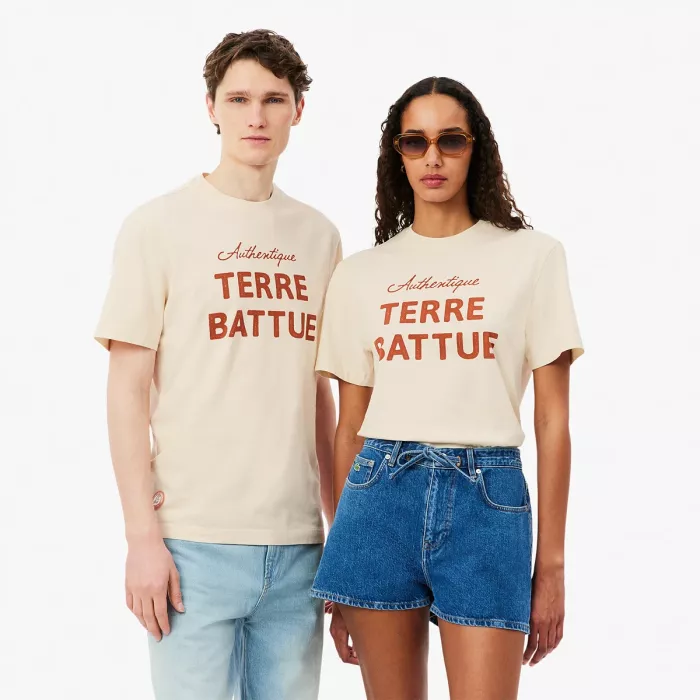 T-shirt LACOSTE roland garros clay