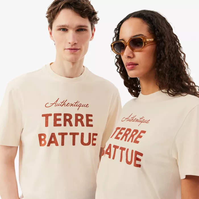 T-shirt LACOSTE roland garros clay