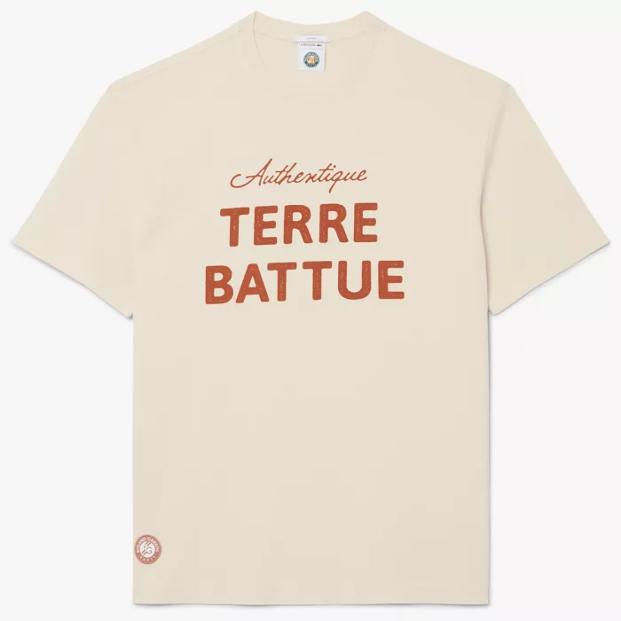 T-shirt LACOSTE roland garros clay