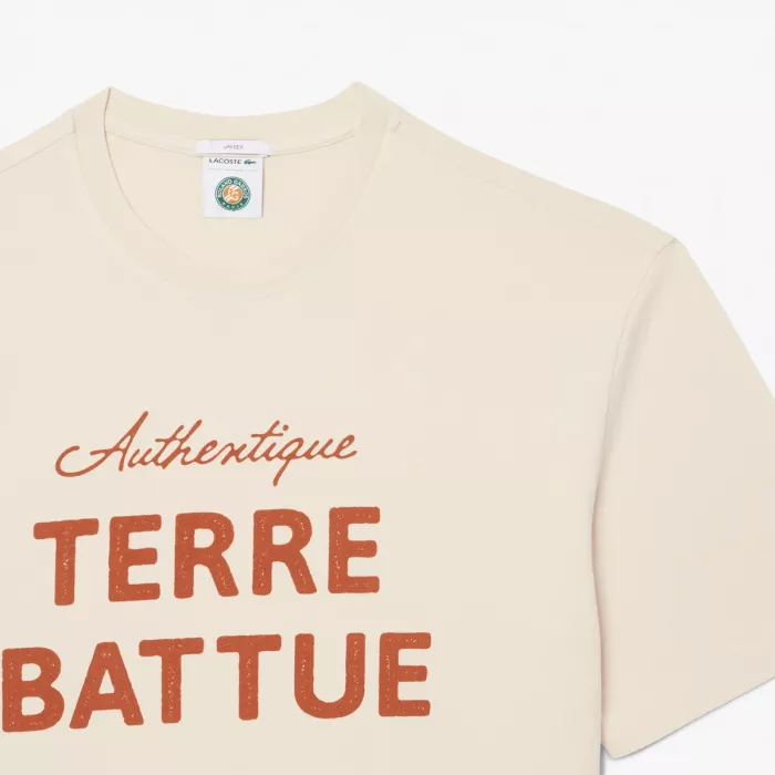 T-shirt LACOSTE roland garros clay