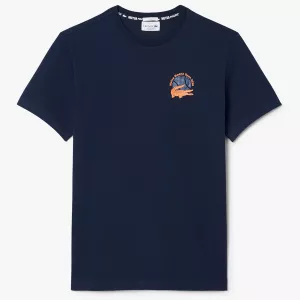 T-shirt LACOSTE mutua madrid open graphqiue