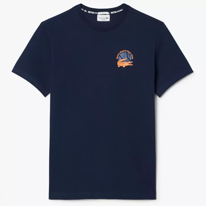 T-shirt LACOSTE mutua madrid open graphqiue