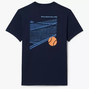 T-shirt LACOSTE mutua madrid open graphqiue