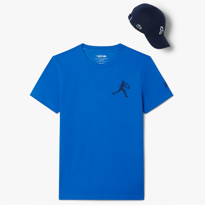 Pack fan LACOSTE djokovic t-shirt + casquette