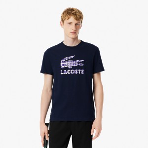 T-shirt  LACOSTE medvedev training new york
