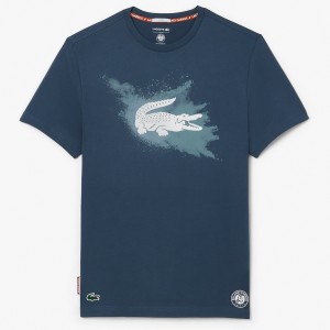 T-shirt LACOSTE roland-garros spray logo