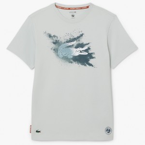 T-shirt LACOSTE roland-garros spray logo
