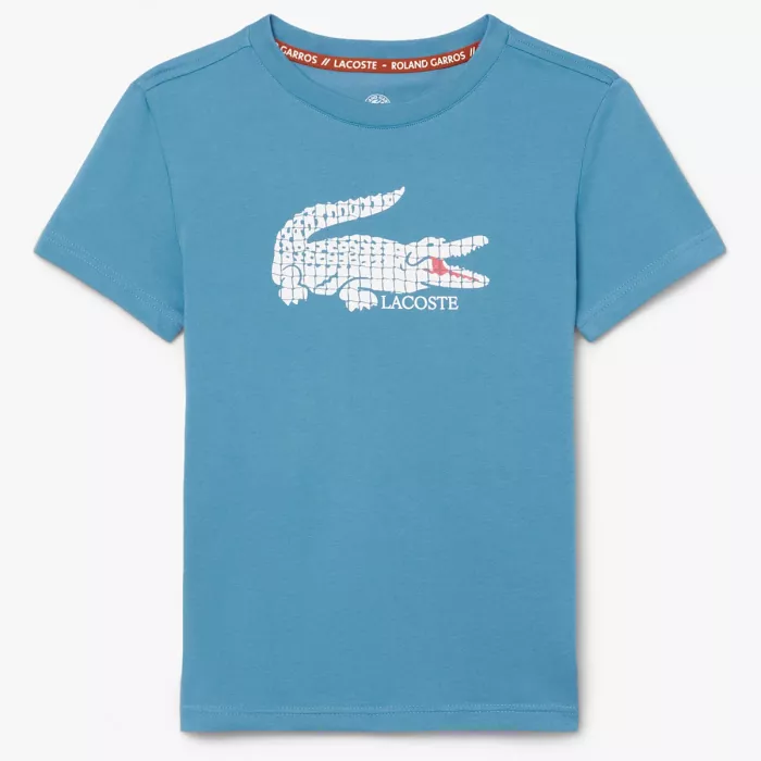 LACOSTE junioru Roland-Garros T-krekls