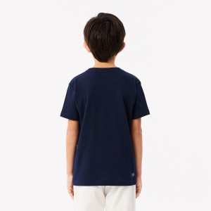 T-shirt LACOSTE junior croco