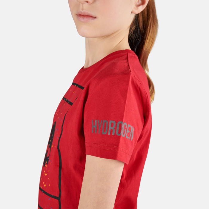Junior boys HYDROGEN tennis court t-shirt