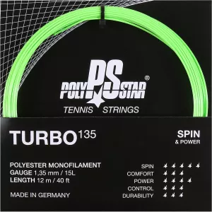 Tenisa stīga POLYSTAR turbo (12 metri)