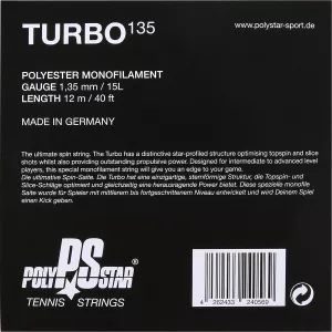 Tenisa stīga POLYSTAR turbo (12 metri)