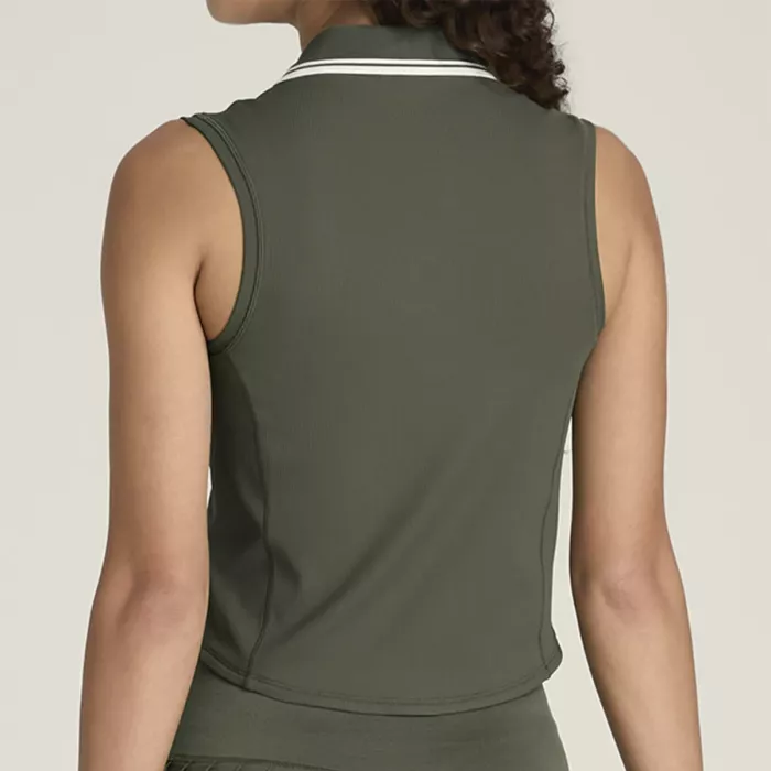 Polo WILSON femme rib sleeveless