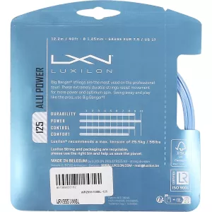LUXILON Big Banger Alu Power Ice Blue tenisa stīga (12 metri)