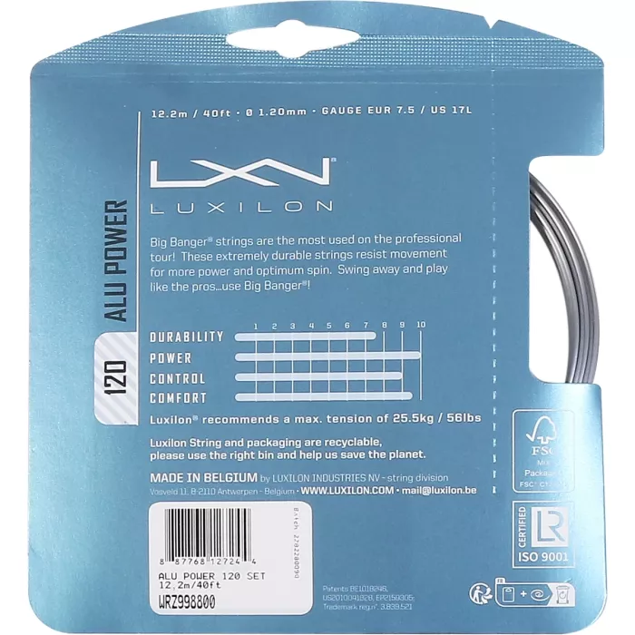 LUXILON Big Banger Alu Power tenisa stīga (12 metri)