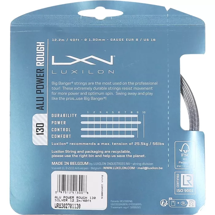 LUXILON Big Banger Alu Power Rough tenisa stīga (12 metri)