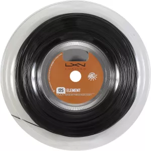 LUXILON element melnā tenisa stīga (200 metri)