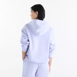 NEW BALANCE sieviešu sporta essentials fleece kapuce džemperis